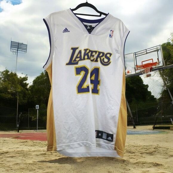 Adidas Kobe Bryant Los Angeles Lakers Jersey Men's Size M - Picture 1 of 10